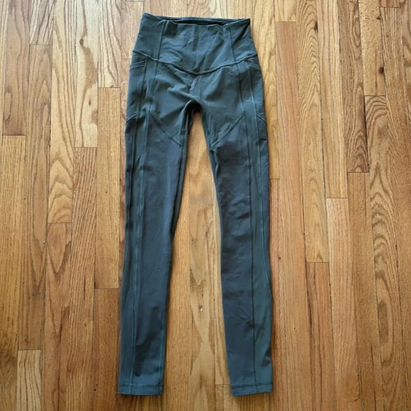 Lululemon sz 4 All The Right Places Pant II 28" Sage great pre owned condition - Picture 4 of 14